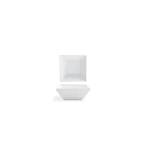 FRONT OF THE HOUSE- FOH DBO152WHP23 Front Of The House- Foh Square Kyoto Bowl 4 1/2 Inch, 12 Each