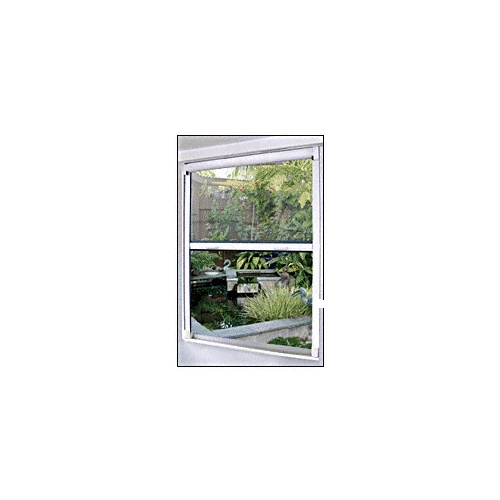 White 55" Retractable Window Screen