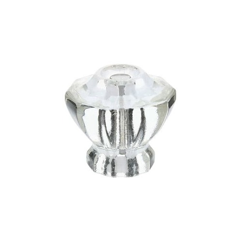 Astoria Clear 1-1/2" Cabinet Knob Clear Finish