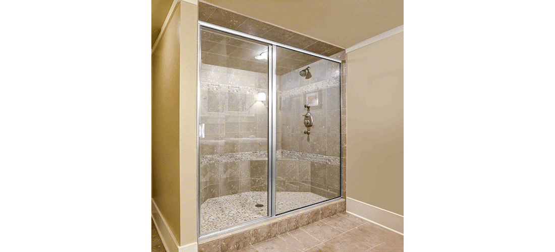 Crl Sfhs60ba Brite Anodized Semi Frameless Kd Hinge Door Kit
