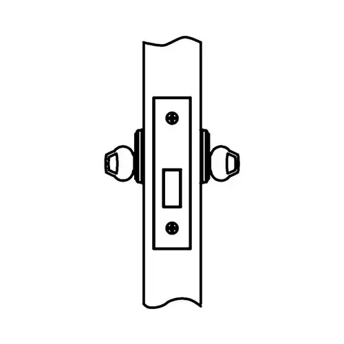 Deadlock Satin Nickel Plated Clear Coated