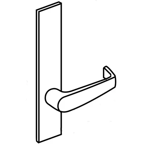 Electric Mortise Lock Bright Nickel Plated Clear Coated