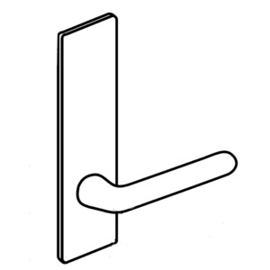 Mortise Lock Satin Nickel Plated Clear Coated