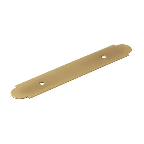 Cabinet Backplate For Kitchen And Cabinet Hardware Pull 3" Length Gilded Bronze - pack of 5