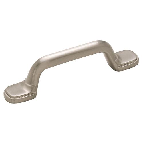 D Shape Cabinet Pull Handle 3" Center To Center For Kitchen And Cabinet Hardware Satin Nickel