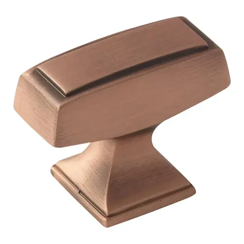 Brushed Copper Mulholland Style T Shape Kitchen Cabinet Knob 1 1/2" Length - pack of 2