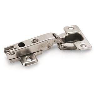Pack of 10 Full Overlay Frameless Concealed Cabinet Hinge Nickel Finish