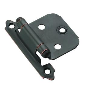 Pack of 10 Self Closing Face Mount Cabinet Hinge Oil Rubbed Bronze Finish