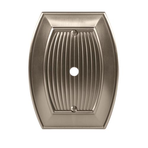 11-3/5" X 6-3/10" Wall Plate 1 Cable Satin Nickel