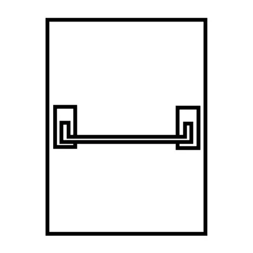 Exit Device Bright Stainless Steel