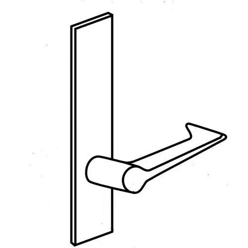 Electric Mortise Lock Satin Nickel Plated Clear Coated