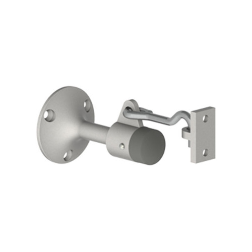 Wall Stop and Hook Holder with Screw Holes, # 088625 Bright Chrome Finish