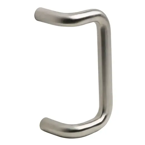 12" 90 degree Offset Door Pull, Satin Stainless Steel