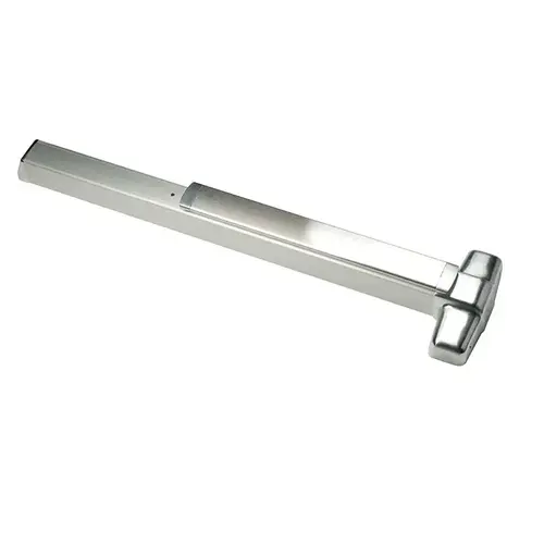 4' Fire Rated Concealed Vertical Rod Smooth Case Exit Device with 1-1/2" Bottom Latch Bolt, Satin Brass Finish