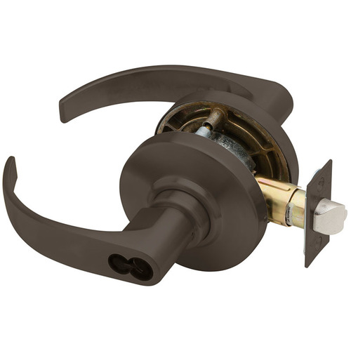 AL Series Office Large Format Less Core Neptune Lock with 11096 Latch 10025 Strike Oil Rubbed Bronze Finish