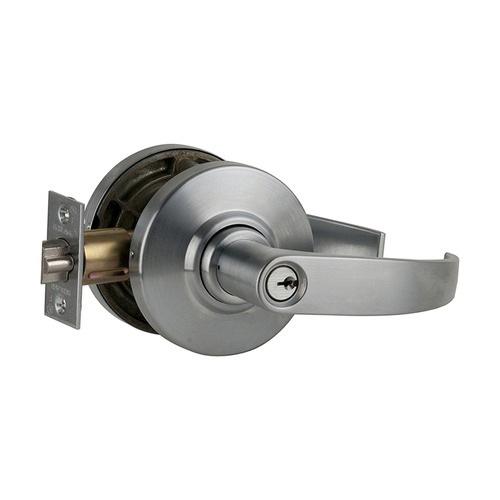 AL Series Classroom Neptune Lock C Keyway with 11096 Latch 10025 Strike Satin Chrome Finish