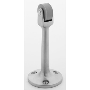 6" Strait Roller Bumper Bright Chrome Finish