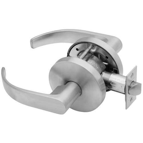 W Series Passage Quantum Lever Lock with 30206 Latch 30148 Strike Satin Chrome Finish