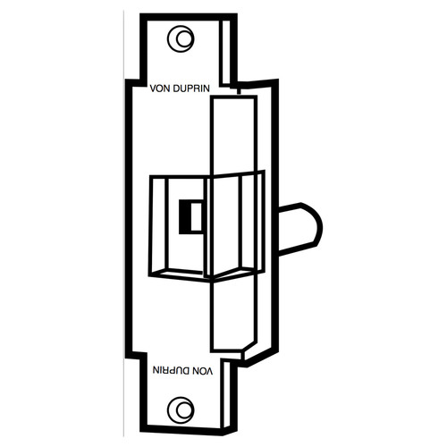 Electric Strike Satin Brass