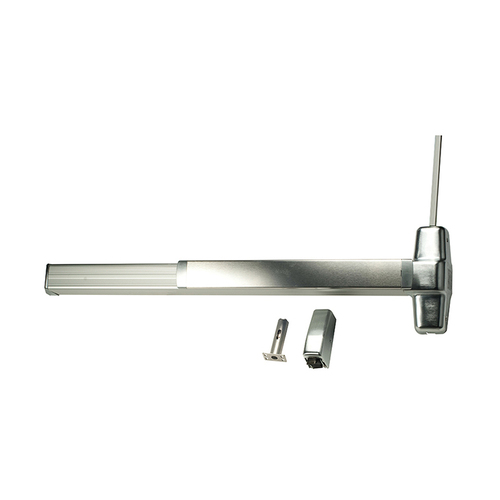 98 Series Surface Vertical Rod Exit Device Satin Chrome