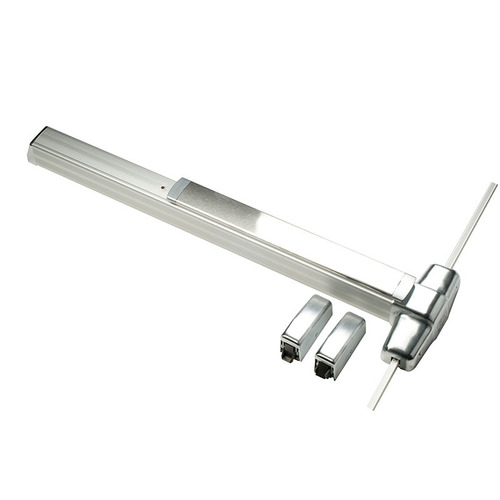 98 Series Surface Vertical Rod Exit Device - 4' Satin Chrome