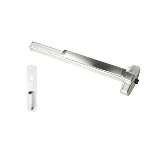 Exit Device Satin Aluminum Clear Anodized