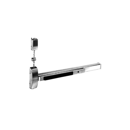 80 Series NB8710 Top Latch Vertical Rod Exit Device, Satin Stainless Steel