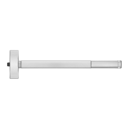 36" Rim Exit Device, Key Retracts Latchbolt, Fire Rated, 3' Device, Satin Stainless Steel