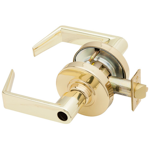 ND Series Corridor Less Cylinder Rhodes with 13-247 Latch 10-025 Strike Bright Brass Finish