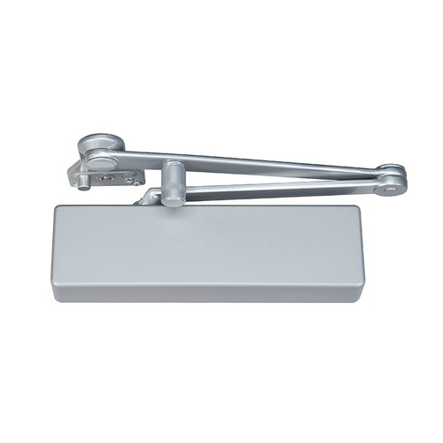 CloserPlus Arm Adjustable Surface Mount Door Closer Aluminum Finish