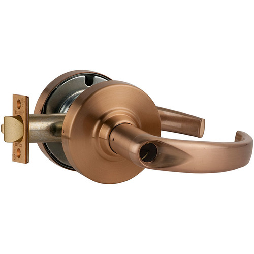 ND Series Vandlgard Entry / Office Less Cylinder Sparta with 13-247 Latch 10-025 Strike Satin Bronze Finish