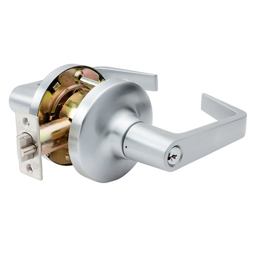 Cylindrical Lock Satin Chrome