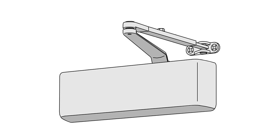 Lcn 4040xp Hedaw 62g Lh Brass De Door Closer Satin Brass