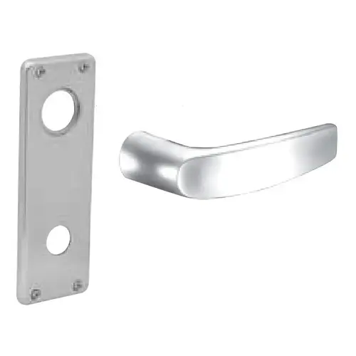 Mortise Lock Satin Nickel Plated Clear Coated