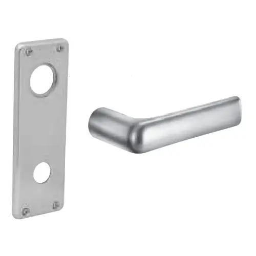 Mortise Lock Satin Nickel Plated Clear Coated