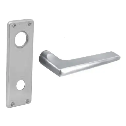 Mortise Lock Satin Nickel Plated Clear Coated