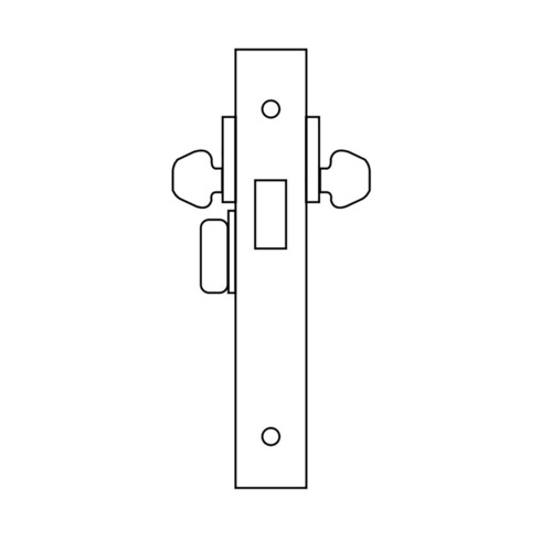 Mortise Lock Satin Chrome