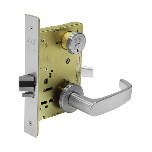 8200 Series 8204 Storeroom/Closet Lockset Satin Chrome