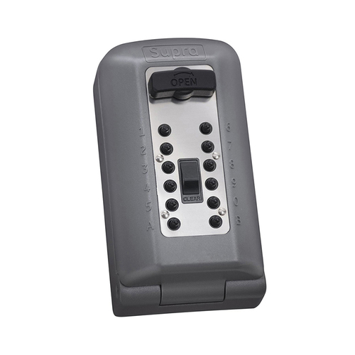 Keysafe P500, Pushbutton, w/Cover, w/Alarm Sensor Titanium