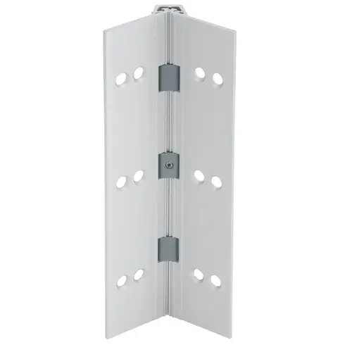 85" Continuous Hinge Satin Aluminum Clear Anodized