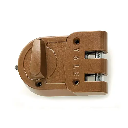 Yale Brass Flat Strike Single Cylinder Jimmy Proof Deadlock