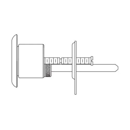 Lock Mortise Cylinder Satin Chrome