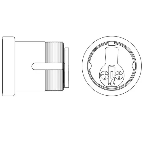 Lock Mortise Cylinder Satin Chrome