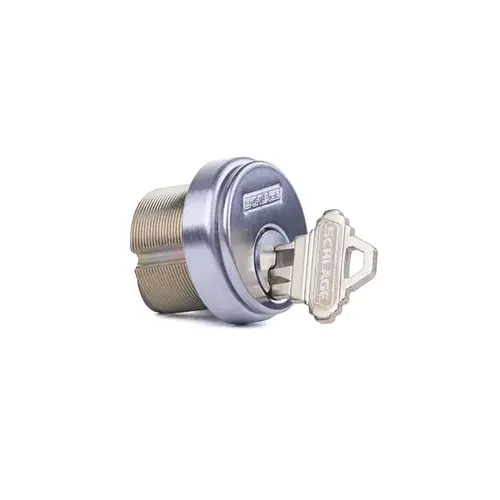 1-1/4" Mortise Cylinder C Keyway, Satin Chrome