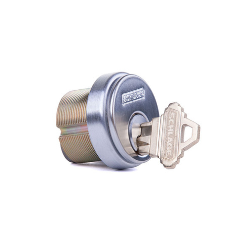 Lock Mortise Cylinder Satin Chrome