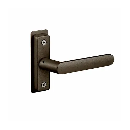 4568 Eurostyle Deadlatch Straight Handle, Dark Bronze Anodized