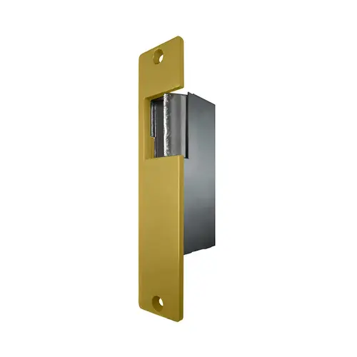 Trine 001-12DC 00 Series Electric Strikes, 12 Vdc, For 5/8 Throw, 696 Satin Brass Painted