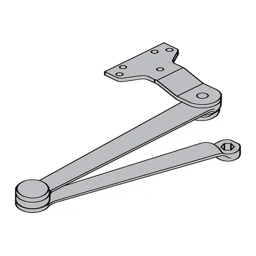 Door Closer Arms Satin Chrome