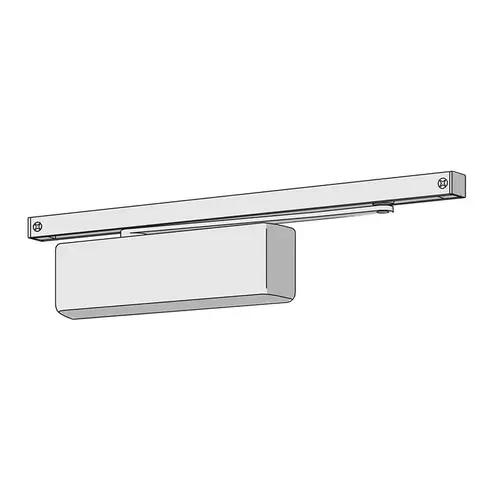 Door Closer Satin Chrome