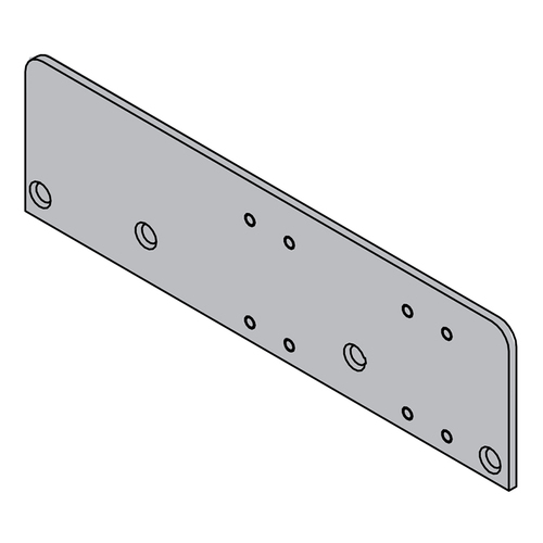 Door Closer Mounting Plates Satin Brass Painted